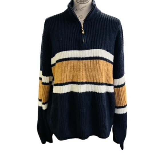 BUNDLE 3 FOR $18 SHEIN Plus Frenchy Colorblock Half Zip Sweater Size 2XL - Picture 8 of 11